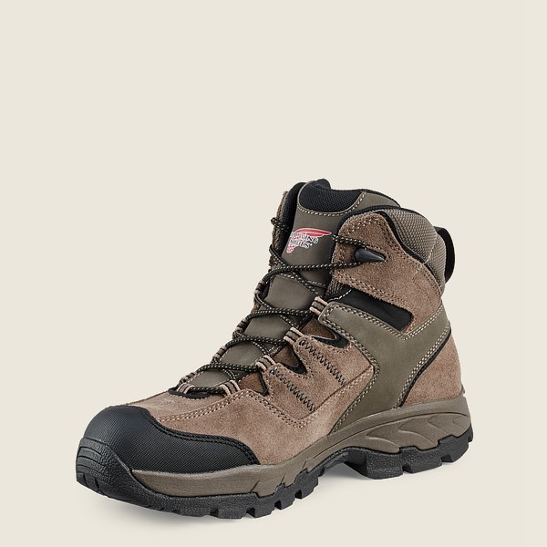 Red Wing Hiking Boots Truhiker - 6-Inch Waterproof Safety Toe - Grå Brune - Herre 3901-UJFAM